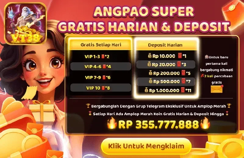 ANGPAO SUPER GRATIS HARIAN & DEPOSIT